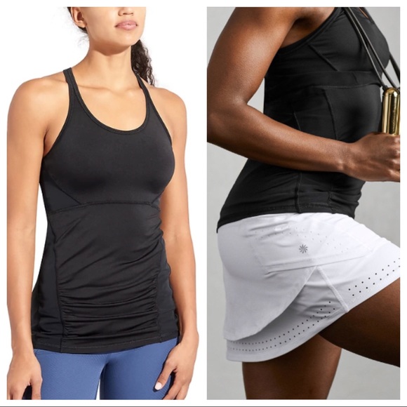 🆕Athleta Stealth Racerback Sculptek Tank XXS - Picture 4 of 8